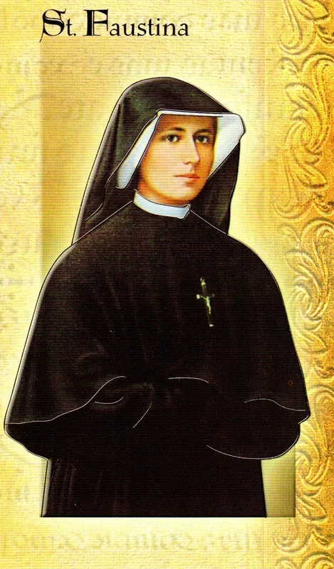 Prayer Card & Biography – St Faustina