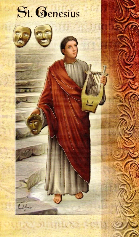 Prayer Card & Biography – St Genesius