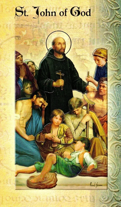 Prayer Card & Biography – St John of God