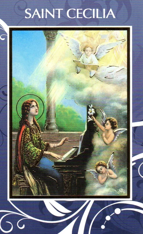 Prayer Card – Saint Cecilia
