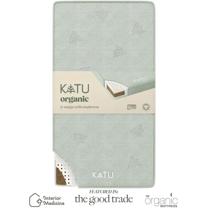 Pre-Orders Only: KATU Organic 2-Stage Crib Mattress – 100% GOTS & GOLS Certified Plastic-Free