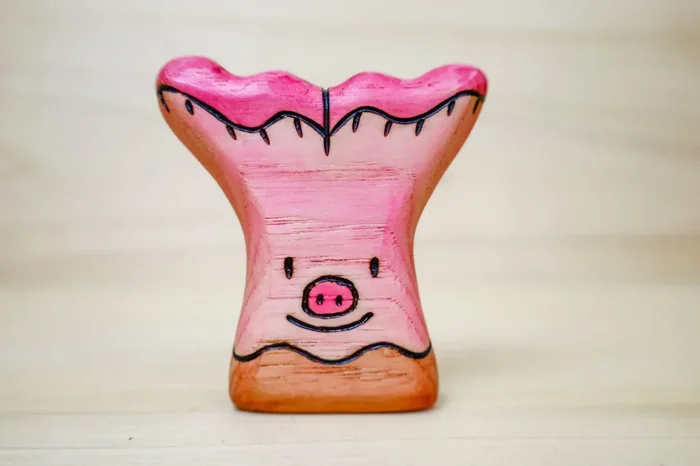 Preorder – Wooden Pig’s Ear Mushroom Toy