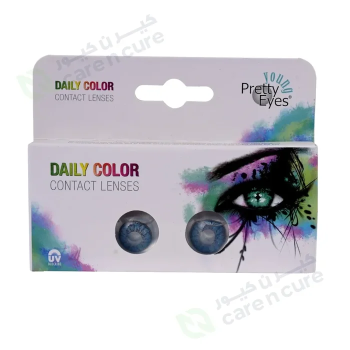 Pretty Eyes Daily Color Lenses ‘2’ Dark Blue