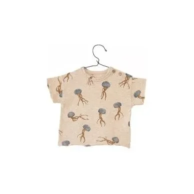 PRINTED FLAMÉ JERSEY T-SHIRT