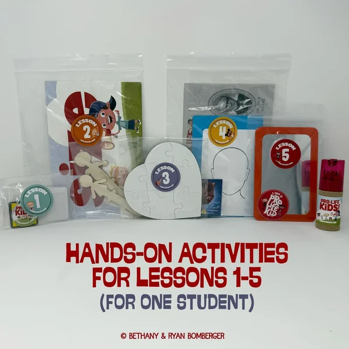 PRO-LIFE KIDS! ADD-ON Activity Pack