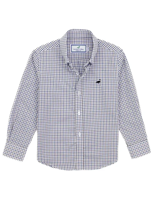 Properly Tied – Boys Seasonal Sportshirt Carolina