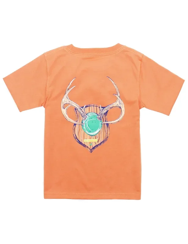 Properly Tied Boys Antler Mount Short Sleeve Tee