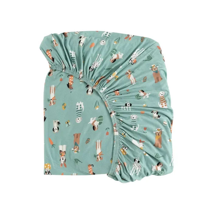 Puppy Egg Hunt (crib Sheet) – Aquamarine