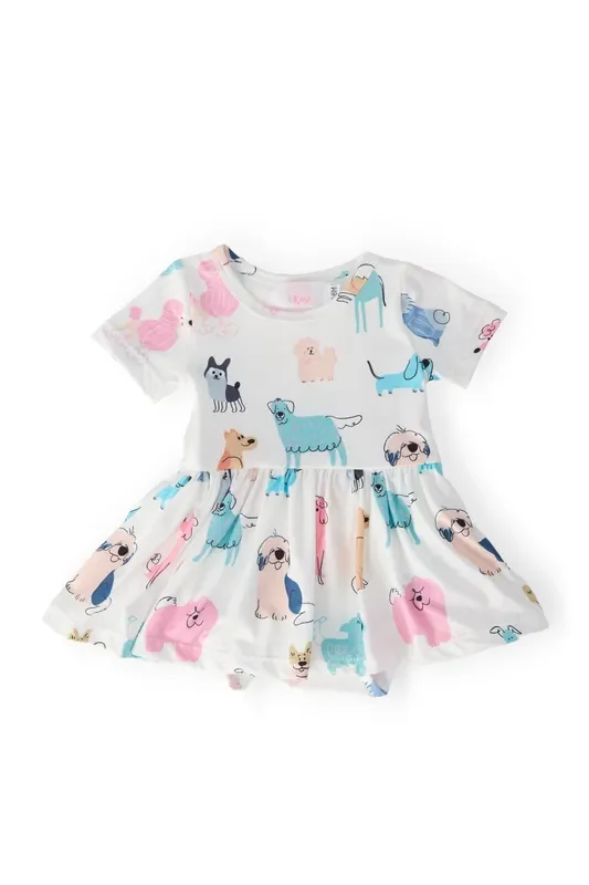 Puppy Pals S/s Twirl Bodysuit