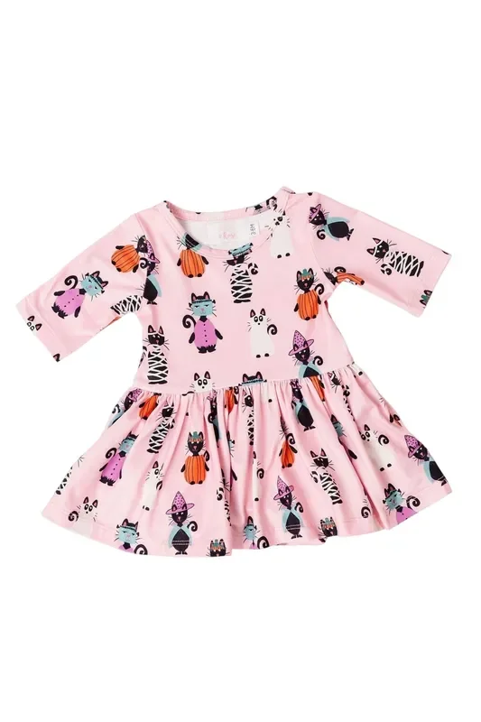 Purr-fectly Spooky Twirl Bodysuit