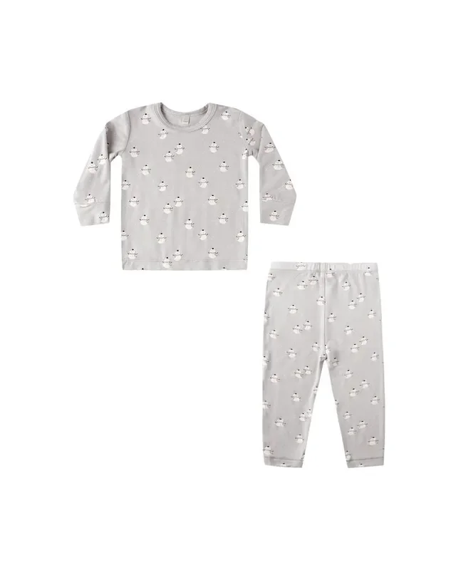 Quincy Mae Baby Holiday Bamboo Pajama Set