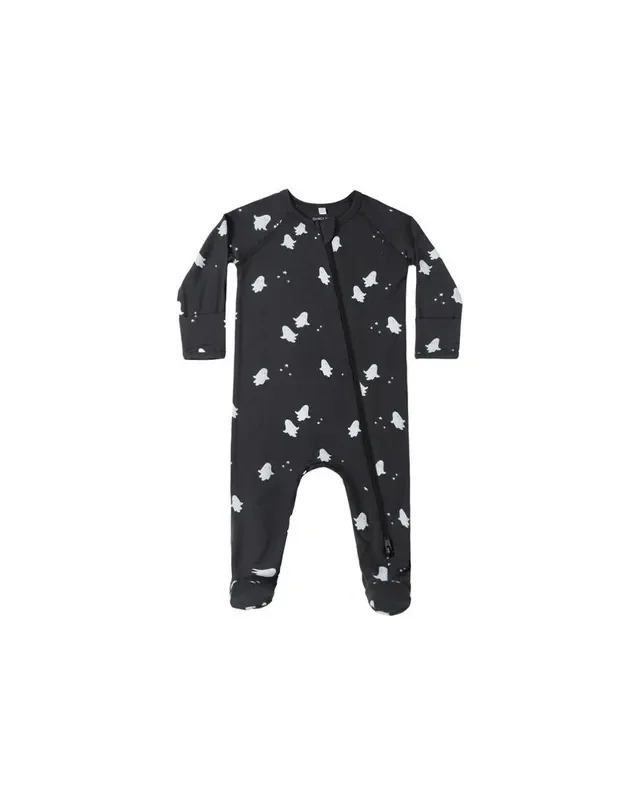 Quincy Mae Bamboo Zip Footie