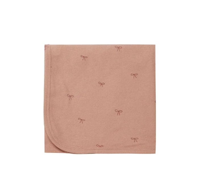 Quincy Mae | Ribbed Baby Blanket | Bows