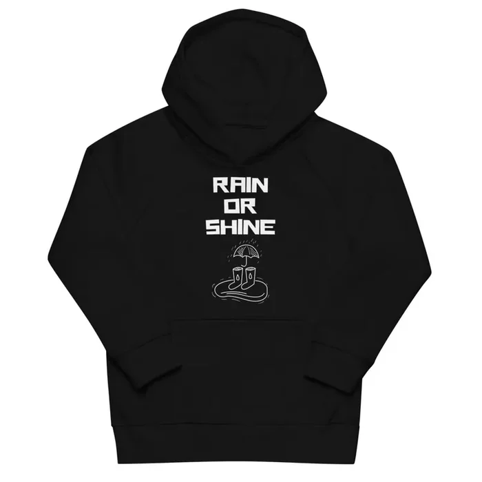 Rain or Shine Kids’ Organic Hoodie