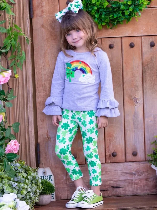 Rainbow’s End Clover Legging Set