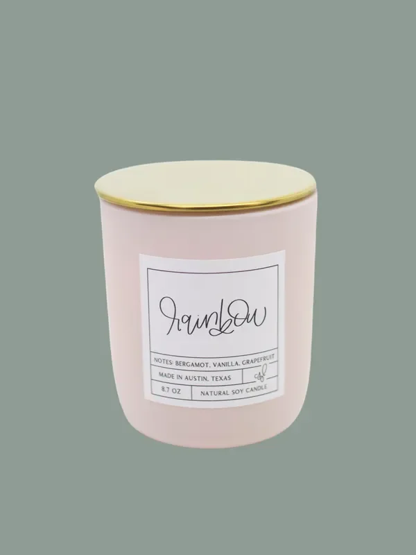 Rainbow Candle