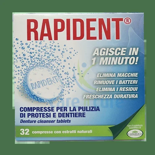 Rapident Dental Cleansing Tablets 32 Pieces
