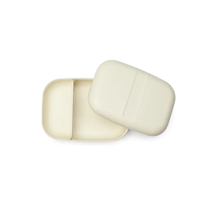 Rectangular Bento Lunch Box – Off White