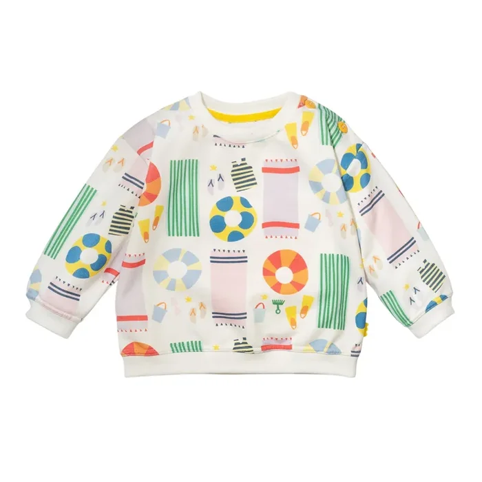 Recycled Cotton Beach Baby Sweatshirt