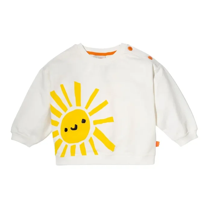 Recycled Cotton Sun Baby Sweatshirt