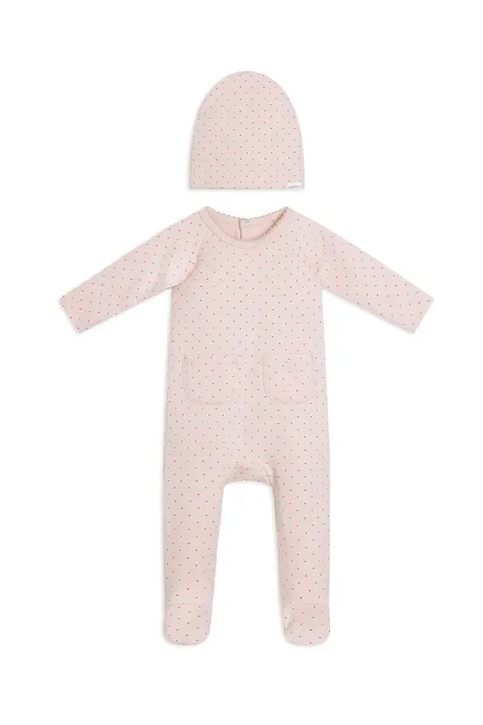 Red Dot Footie & Hat