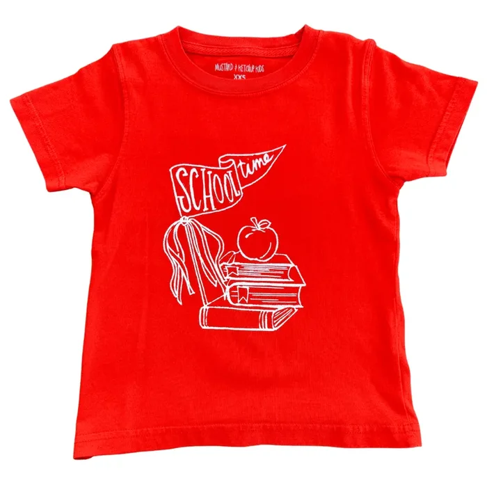 Red School Time SS T-Shirt