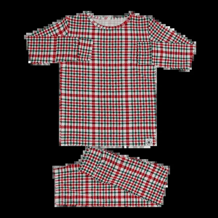 Red Tartan Big Kid Pajama