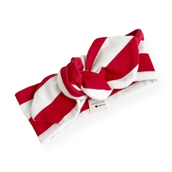 Red/white Stripe Headbands