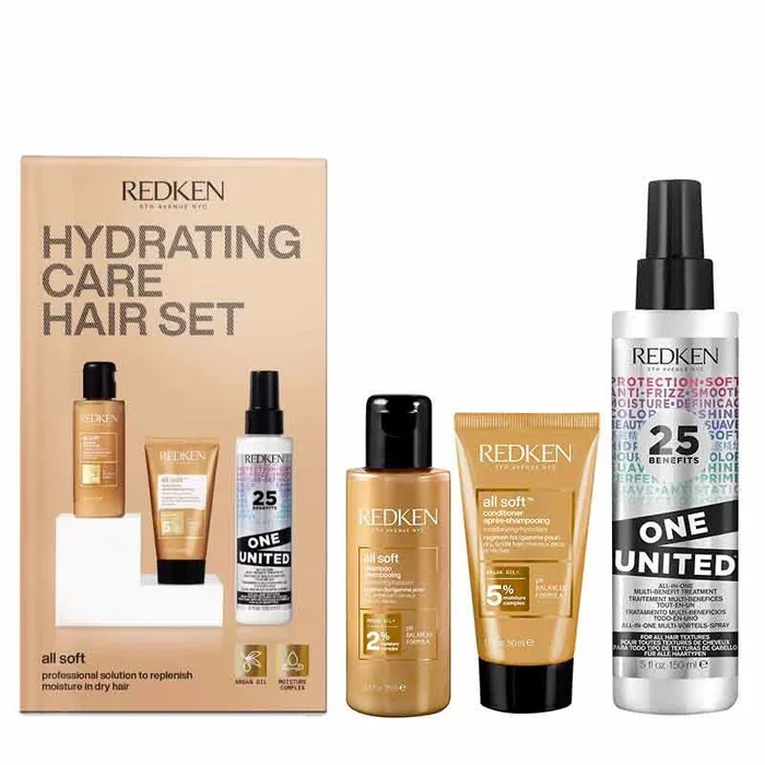 Redken All Soft Hydrating Care Gift Set for Dry, Brittle Hair