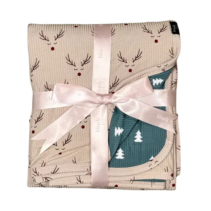 Reindeer Ridge X Northern Pine (ribbed) – Blanket