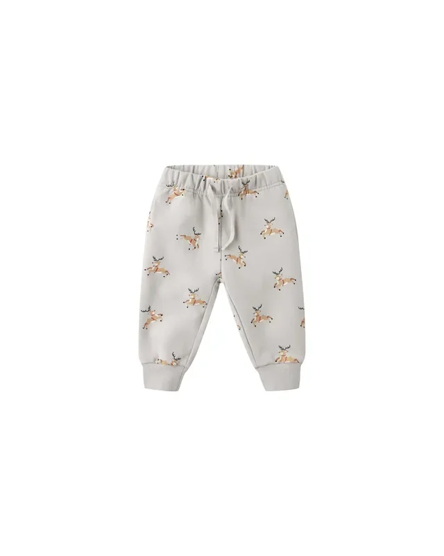 Relaxed Fleece Sweatpants Reindeer