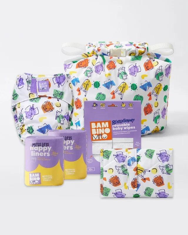 Reusable Nappy Bundle (Newborn to toddler) – Bold