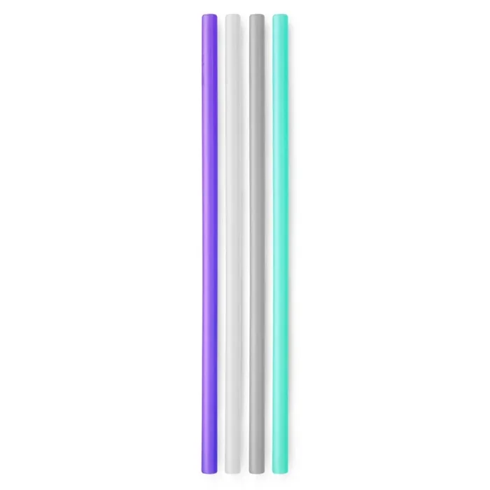 Reusable Silicone Straw – Extra Long, 4 Pack