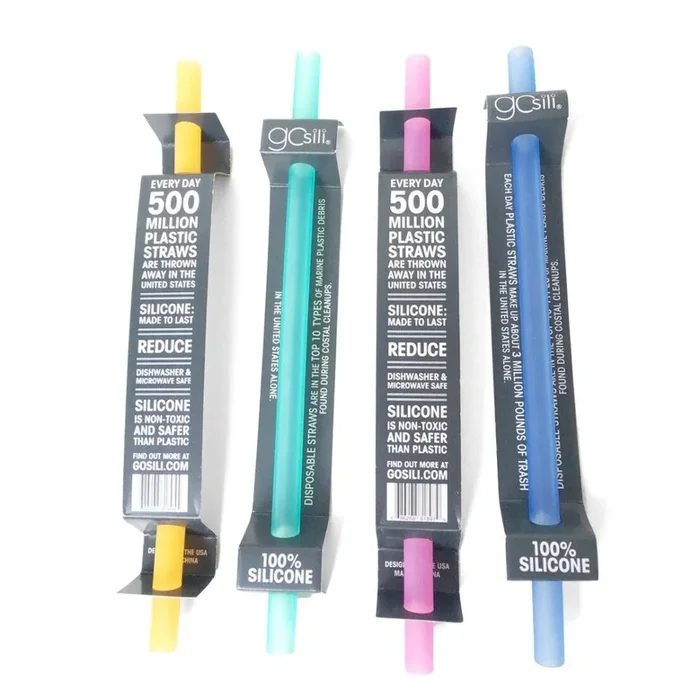 Reusable Silicone Straw – Standard Size, Single
