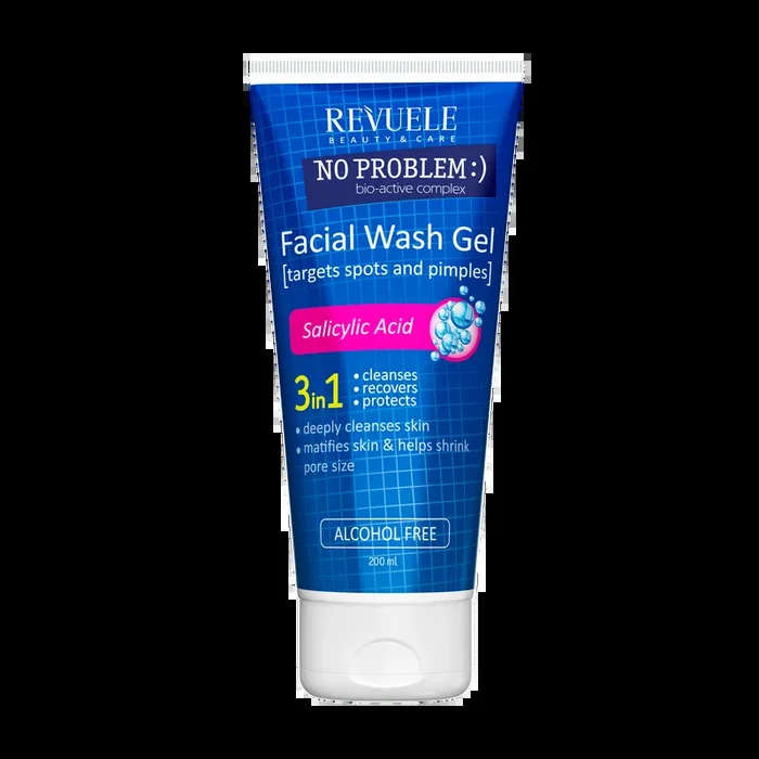 REVUELE NO PROBLEM Washing Gel with Salicylic Acid-200ml
