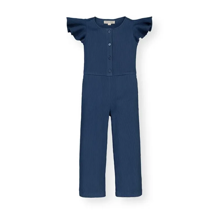 Rib Knit Organic Jumpsuit