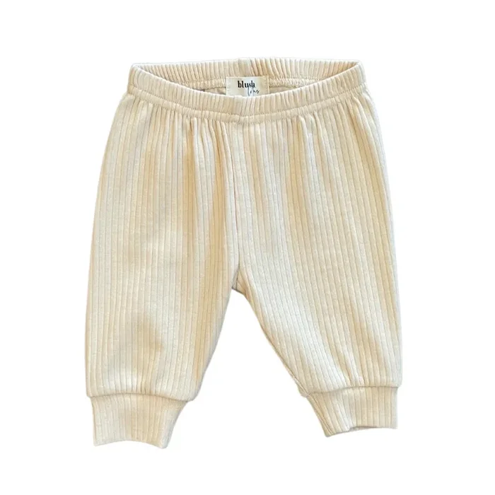 Ribbed Pant – Cream
