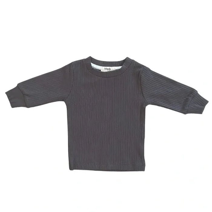 Ribbed Top – Coal