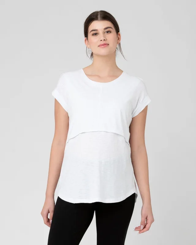 Richie Nursing Tee White