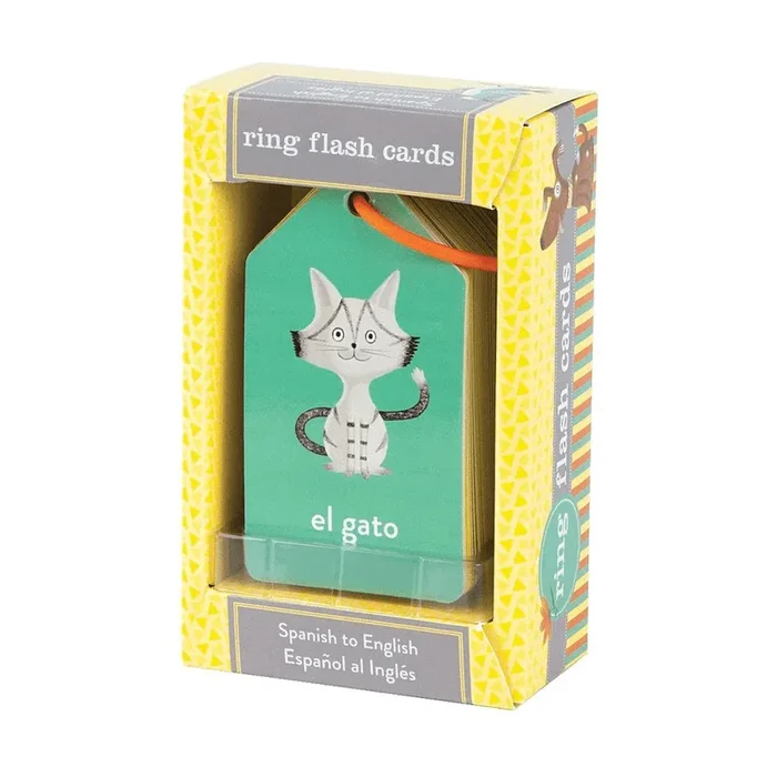 Ring Flash Cards – Spanish to English