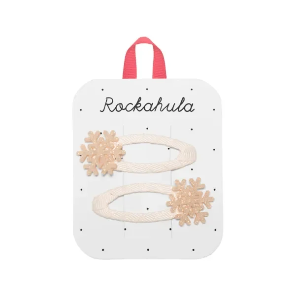 Rockahula Shimmer Snowflake Clips