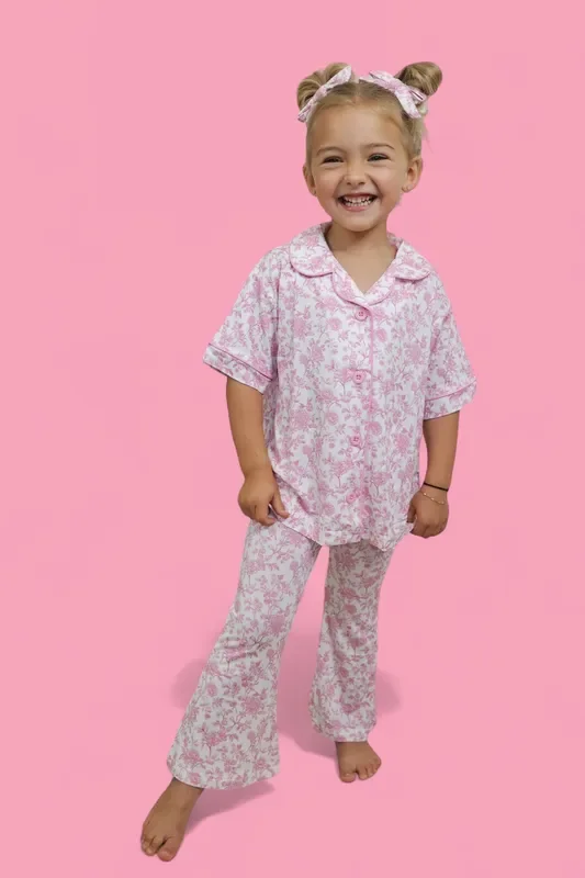 Rosewood Toile Dream Girl’s Flare Set