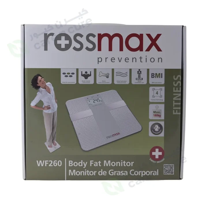 Rossmax Body Fat Monitor With Weighing Scale WF260