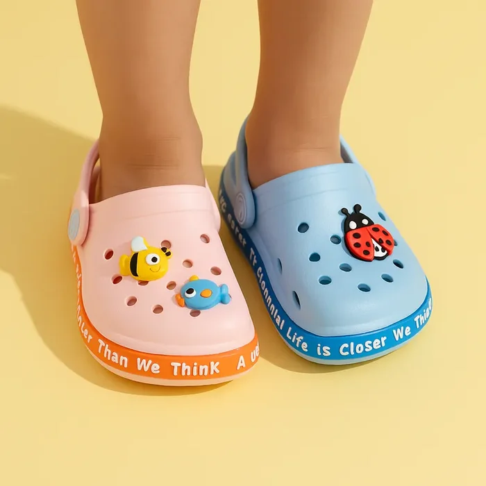 Rubber Jelly Clogs For Children Age 1-6 Years