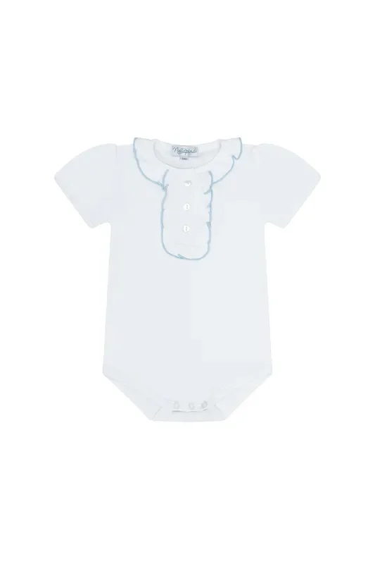 Ruffle Short Sleeve Onesie