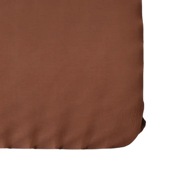 Rust Bamboo Stretch Crib Sheet