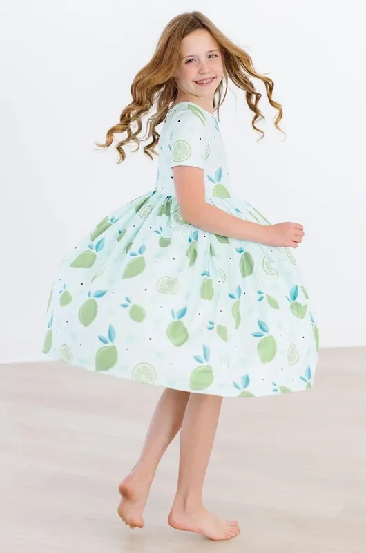 SALE Key Lime Cutie S/S Pocket Twirl Dress