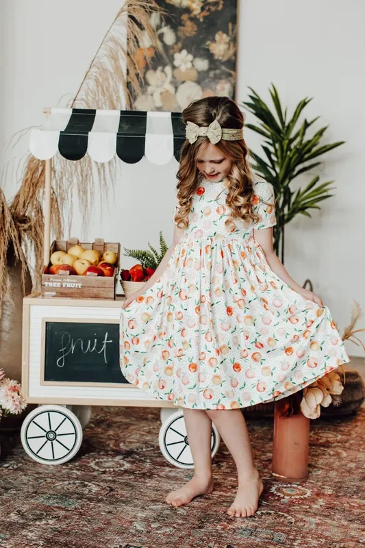 SALE You’re a Peach S/S Pocket Twirl Dress