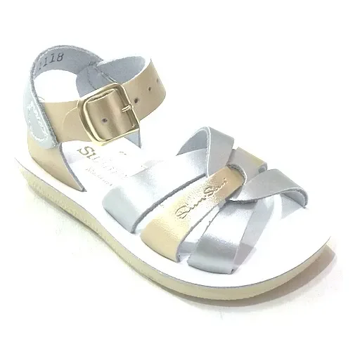 Salt Water Sandals Salt Water Silver & Gold Swimmer Sandal