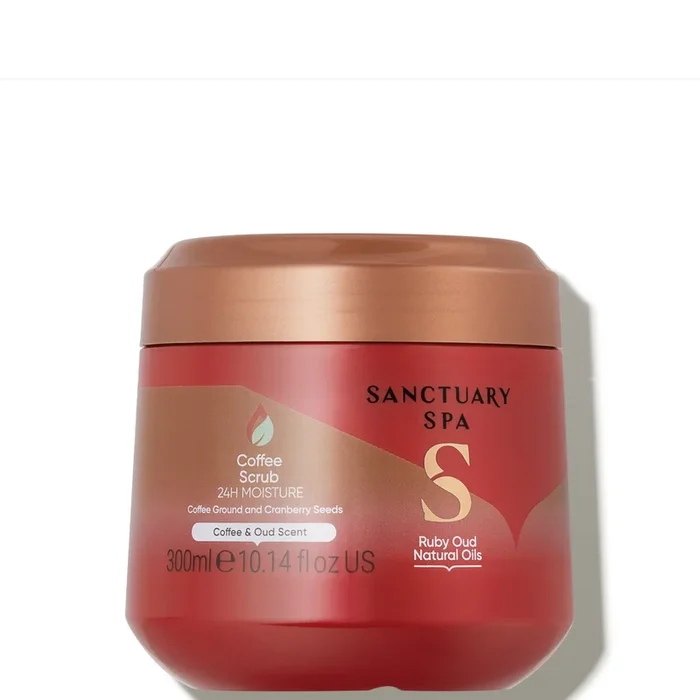 SANCTUARY SPA RUBY O NATURAL OIL COFFEE SCRUB 300ML